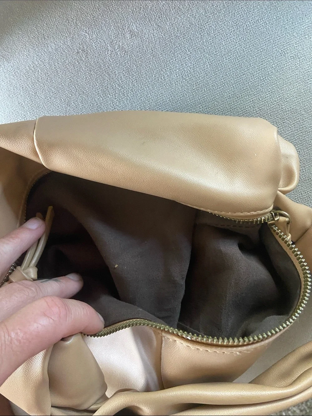 Soft Slouch Hobo Bag in Camel